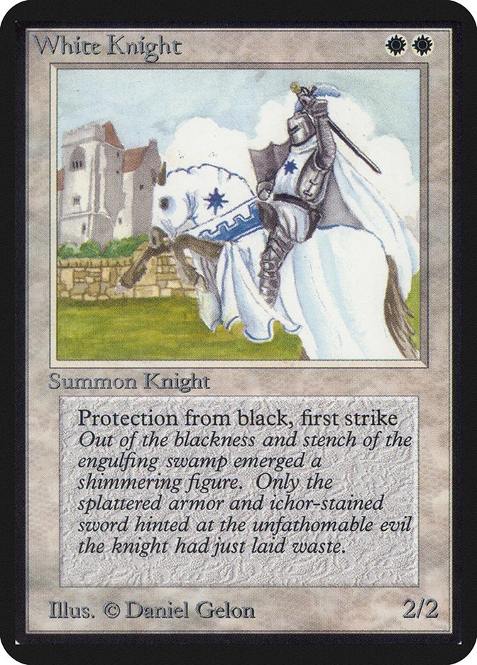 White Knight (Limited Edition Alpha) - Magic: The Gathering in TCG Land