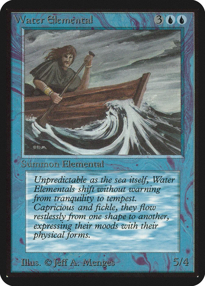 Water Elemental (Limited Edition Alpha) - Magic: The Gathering in TCG Land