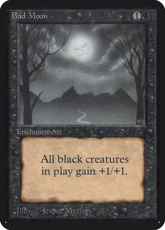 Bad Moon (Limited Edition Alpha) - Magic: The Gathering in TCG Land