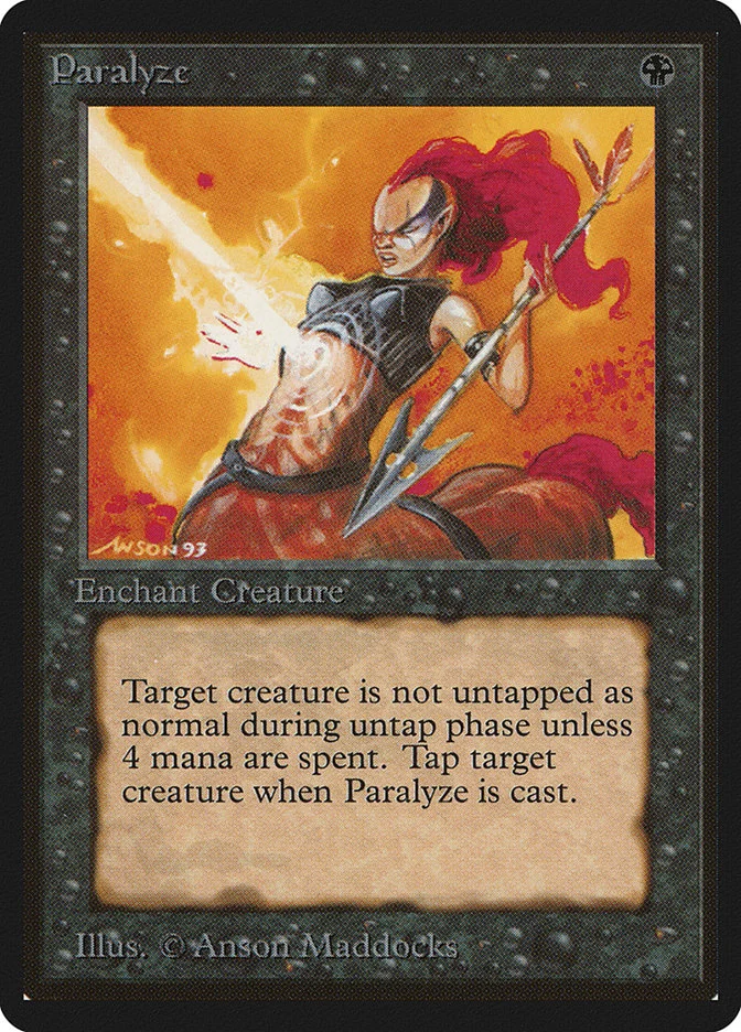 Paralyze (Limited Edition Beta) - Magic: The Gathering in TCG Land