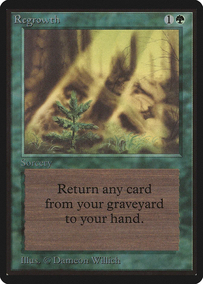 Regrowth (Limited Edition Beta) - Magic: The Gathering in TCG Land