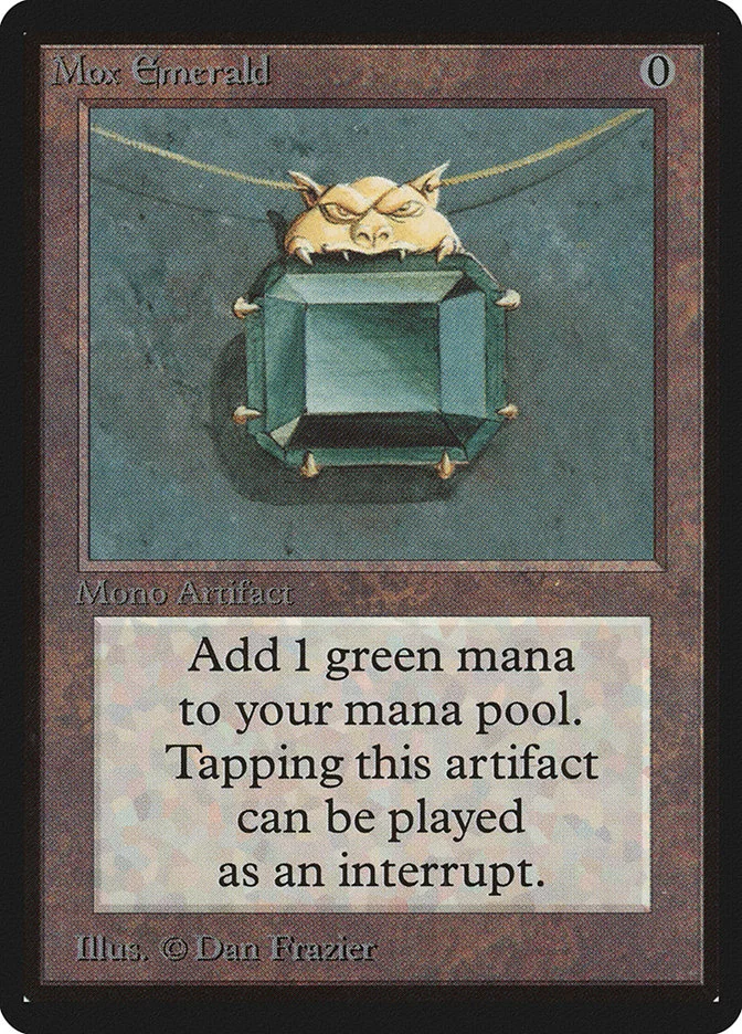 Mox Emerald (Limited Edition Beta) - Magic: The Gathering in TCG Land