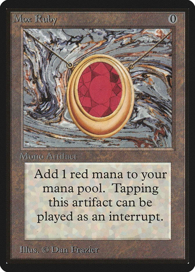 Mox Ruby (Limited Edition Beta) - Magic: The Gathering in TCG Land
