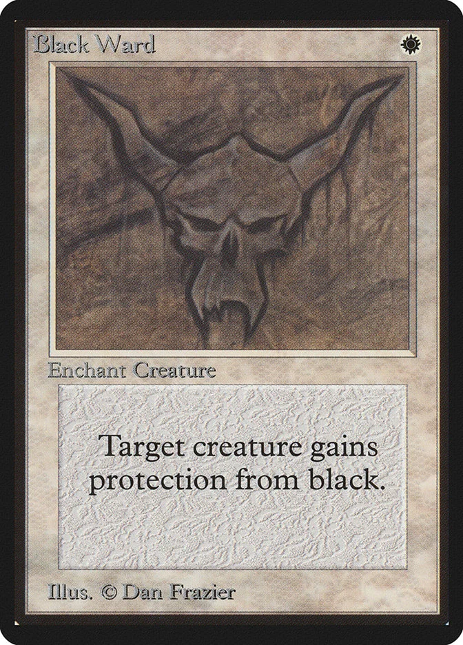 Black Ward (Limited Edition Beta) - Magic: The Gathering in TCG Land