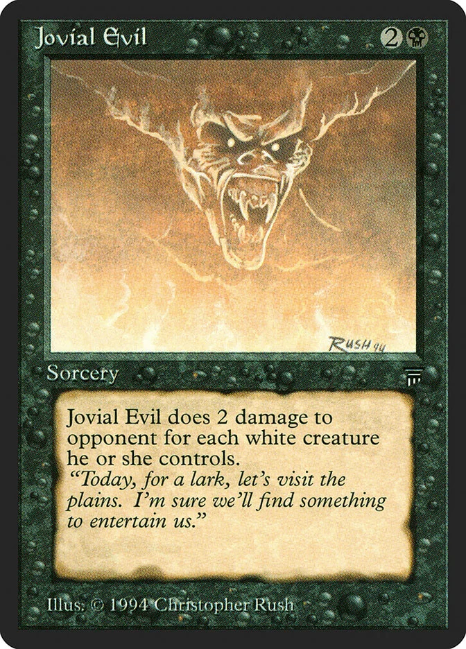 Jovial Evil (Legends) - Magic: The Gathering in TCG Land