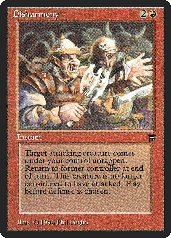 Disharmony (Legends) - Magic: The Gathering in TCG Land