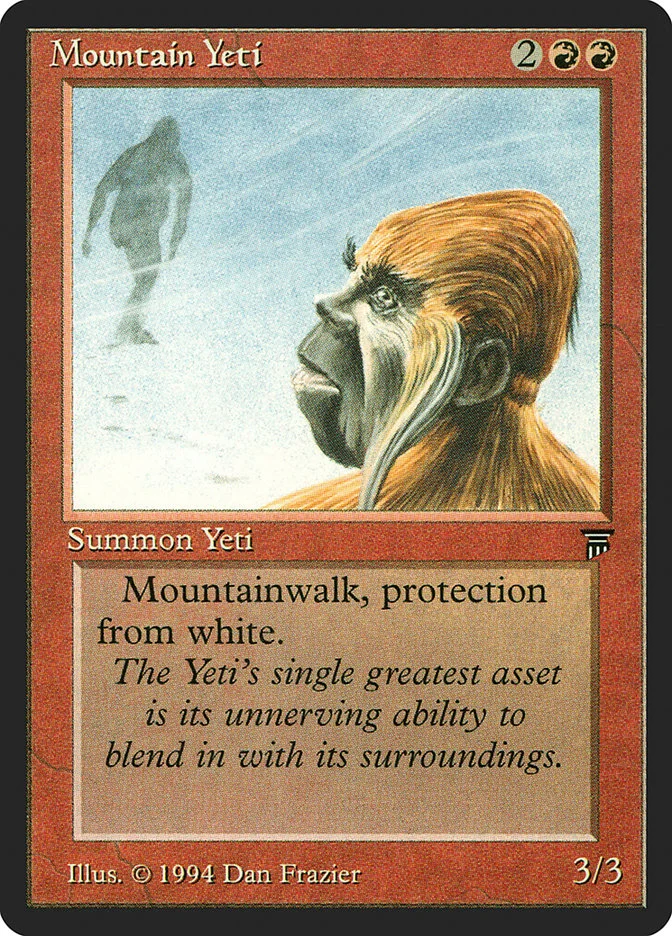 Mountain Yeti (Legends) - Magic: The Gathering in TCG Land
