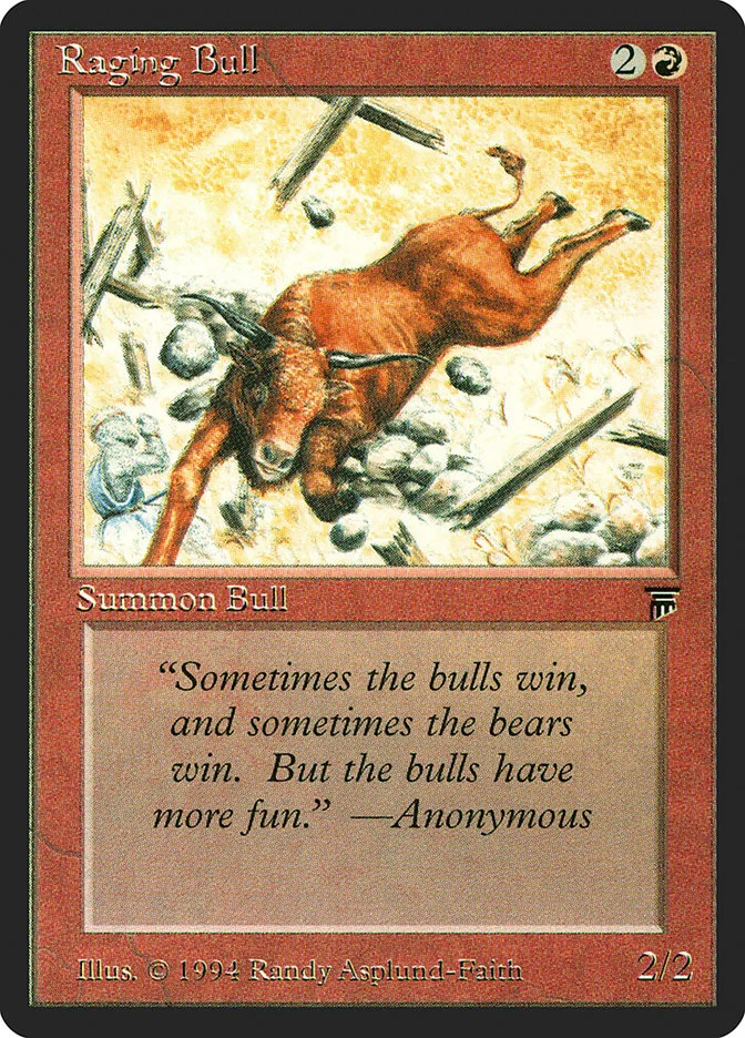 Raging Bull (Legends) - Magic: The Gathering in TCG Land