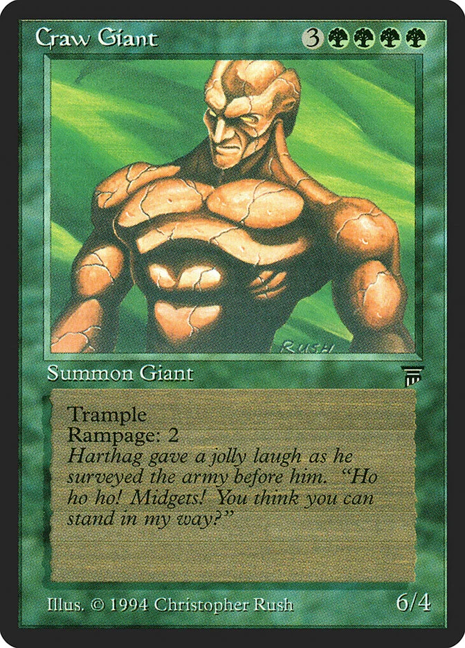 Craw Giant (Legends) - Magic: The Gathering in TCG Land