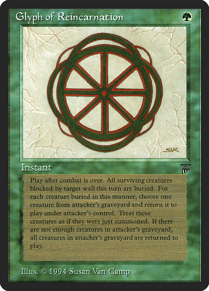 Glyph of Reincarnation (Legends) - Magic: The Gathering in TCG Land