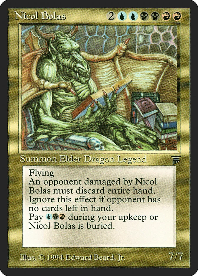 Nicol Bolas (Legends) - Magic: The Gathering in TCG Land