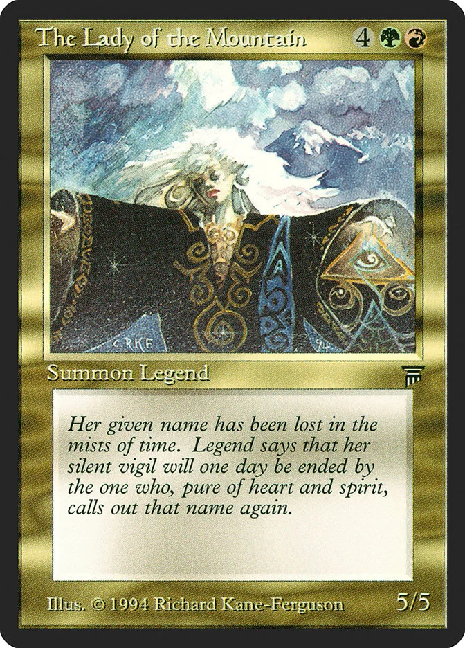 The Lady of the Mountain (Legends) - Magic: The Gathering in TCG Land