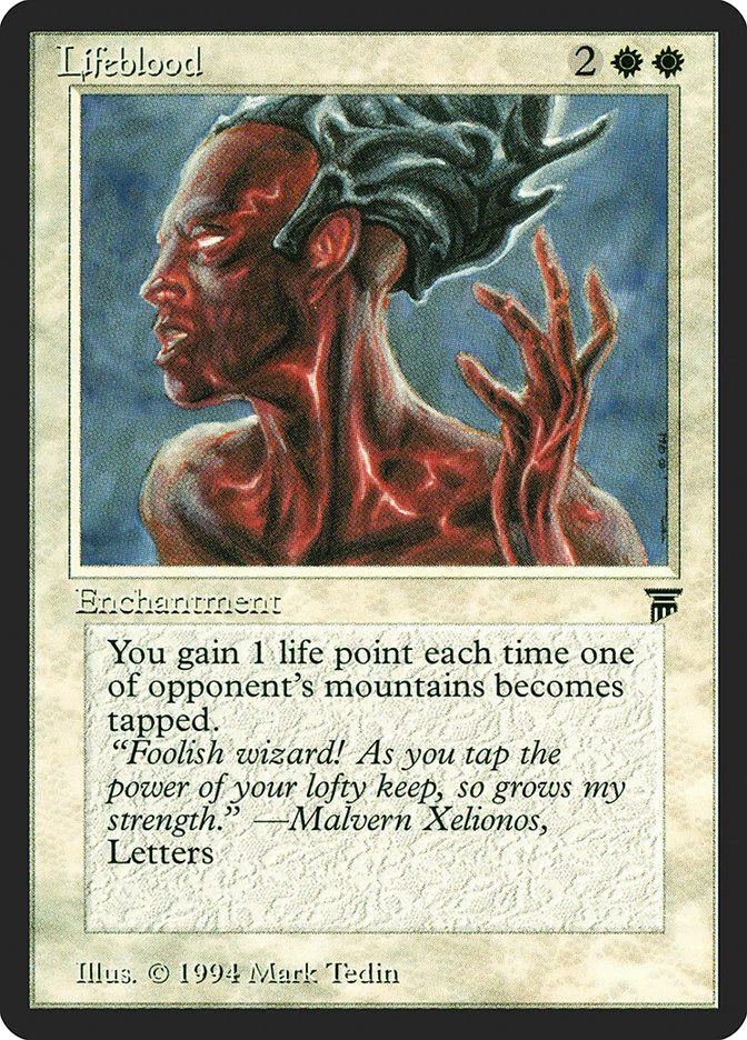 Lifeblood (Legends) - Magic: The Gathering in TCG Land