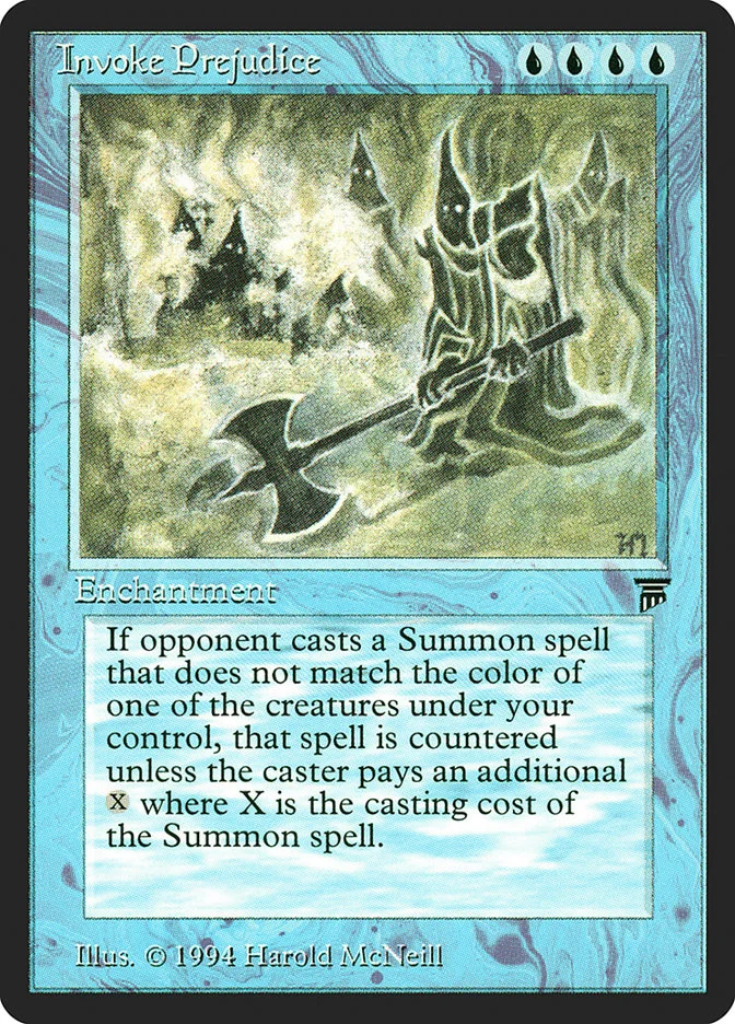 Invoke Prejudice (Legends) - Magic: The Gathering in TCG Land