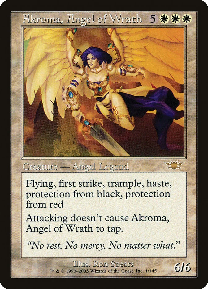 Akroma, Angel of Wrath (Legions) - Magic: The Gathering in TCG Land