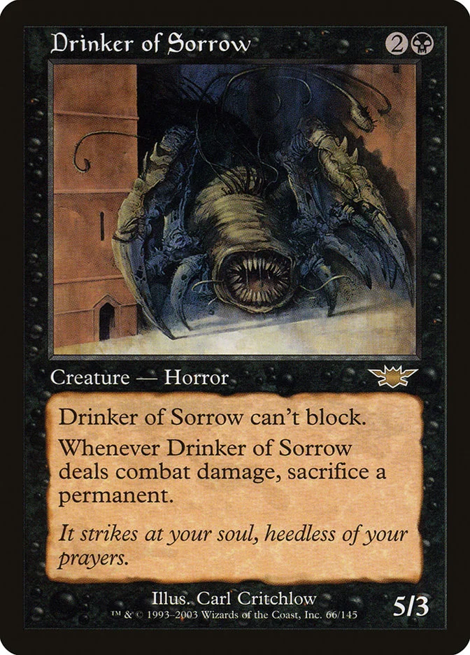 Drinker of Sorrow (Legions) - Magic: The Gathering in TCG Land