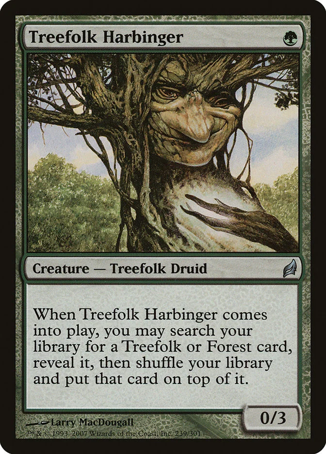 Treefolk Harbinger (Lorwyn) - Magic: The Gathering in TCG Land
