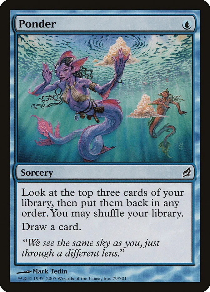 Ponder (Lorwyn) - Magic: The Gathering in TCG Land