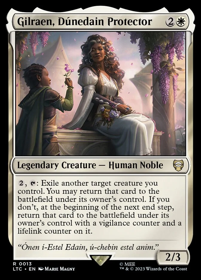 Gilraen, Dúnedain Protector (Tales of Middle-earth Commander) - Magic: The Gathering in TCG Land