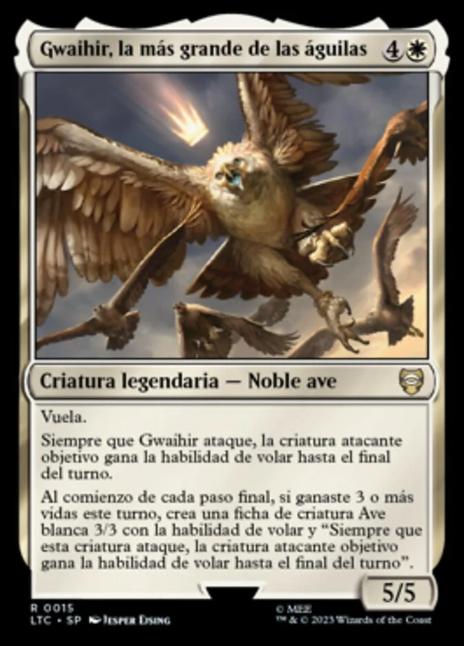 Gwaihir, la más grande de las águilas (Tales of Middle-earth Commander) - Magic: The Gathering in TCG Land