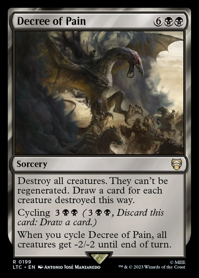Decree of Pain (Tales of Middle-earth Commander) - Magic: The Gathering in TCG Land
