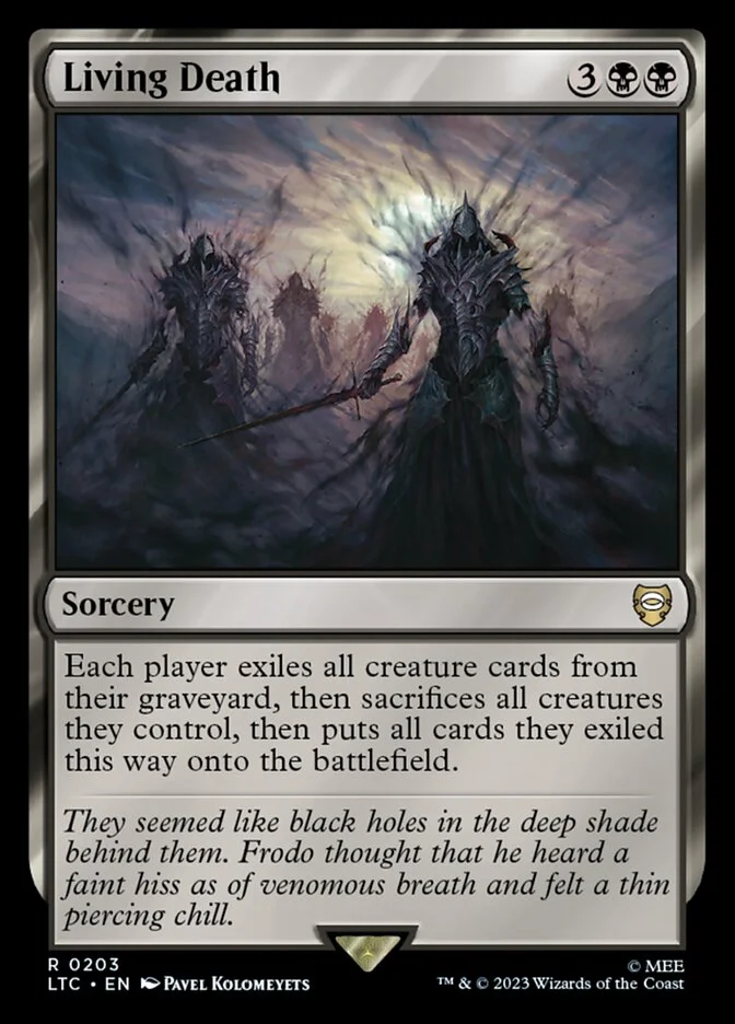 Living Death (Tales of Middle-earth Commander) - Magic: The Gathering in TCG Land