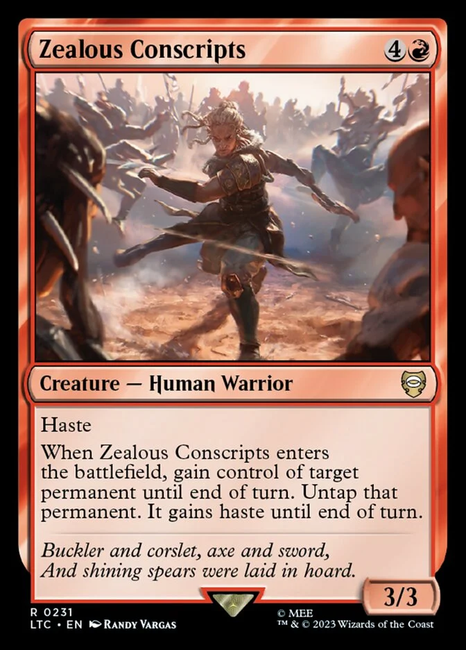 Zealous Conscripts (Tales of Middle-earth Commander) - Magic: The Gathering in TCG Land México
