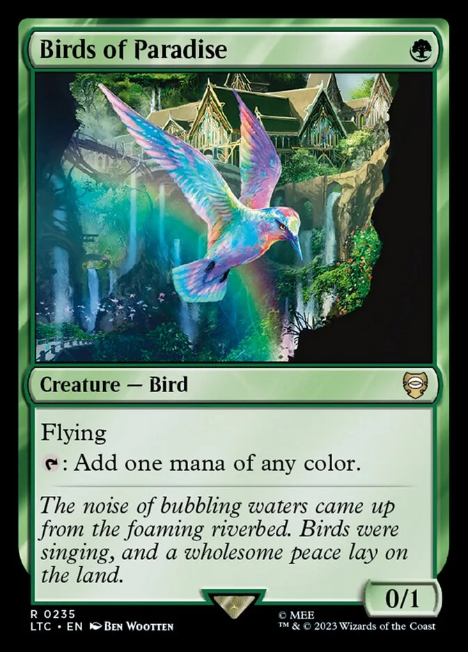 Birds of Paradise (Tales of Middle-earth Commander) - Magic: The Gathering in TCG Land