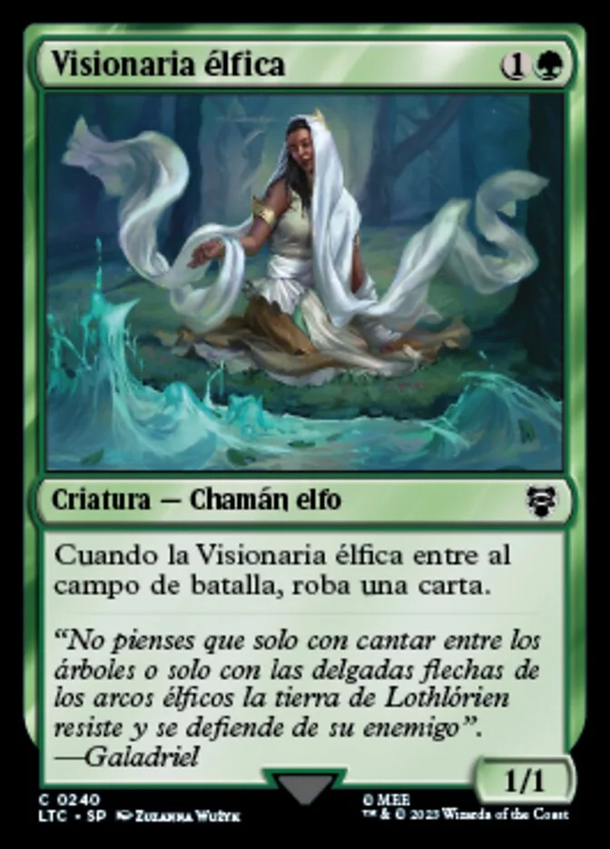 Visionaria élfica (Tales of Middle-earth Commander) - Magic: The Gathering in TCG Land