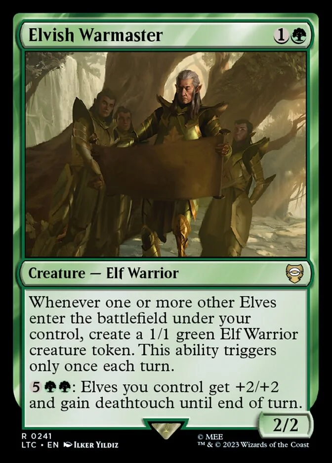 Elvish Warmaster (Tales of Middle-earth Commander) - Magic: The Gathering in TCG Land