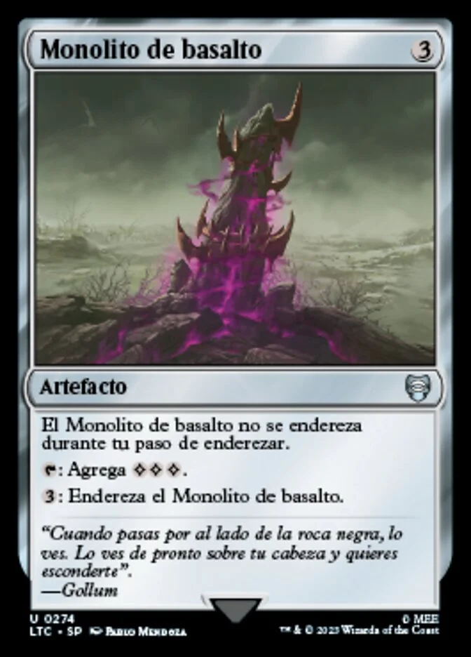 Monolito de basalto (Tales of Middle-earth Commander) - Magic: The Gathering in TCG Land