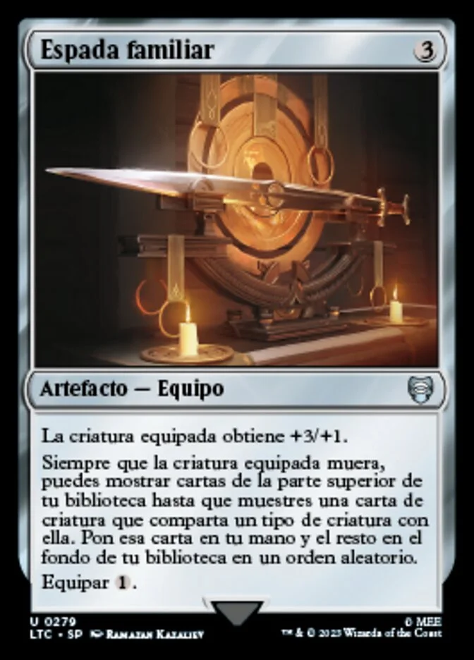 Espada familiar (Tales of Middle-earth Commander) - Magic: The Gathering in TCG Land México