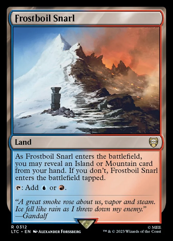 Frostboil Snarl (Tales of Middle-earth Commander) - Magic: The Gathering in TCG Land