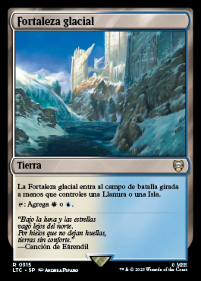 Fortaleza glacial (Tales of Middle-earth Commander) - Magic: The Gathering in TCG Land