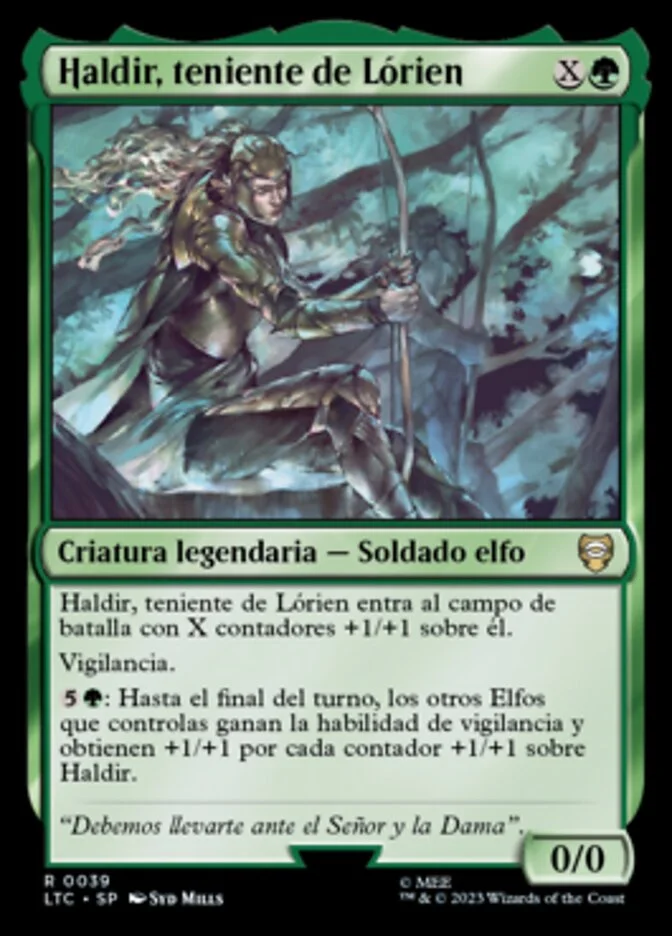 Haldir, teniente de Lórien (Tales of Middle-earth Commander) - Magic: The Gathering in TCG Land