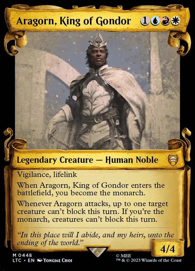 Aragorn, King of Gondor (Tales of Middle-earth Commander) - Magic: The Gathering in TCG Land