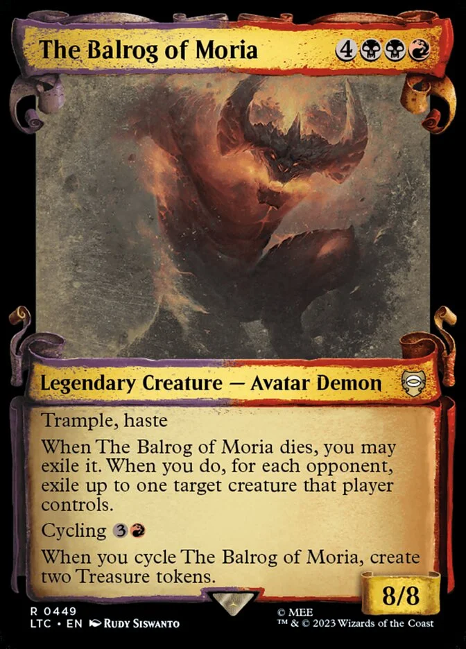 The Balrog of Moria (Tales of Middle-earth Commander) - Magic: The Gathering in TCG Land