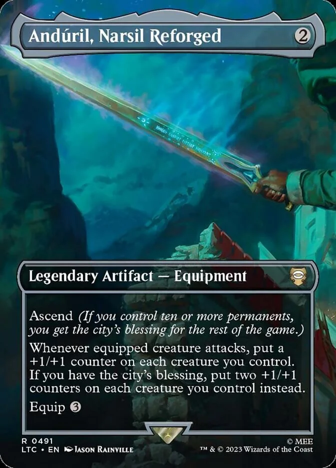 Andúril, Narsil Reforged (Tales of Middle-earth Commander) - Magic: The Gathering in TCG Land México