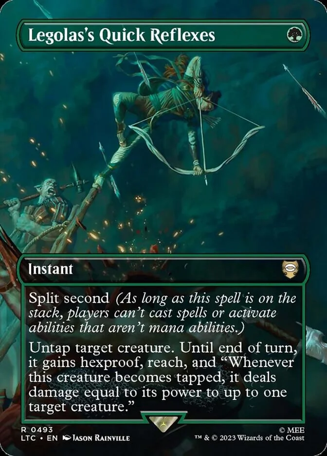 Legolas's Quick Reflexes (Tales of Middle-earth Commander) - Magic: The Gathering in TCG Land