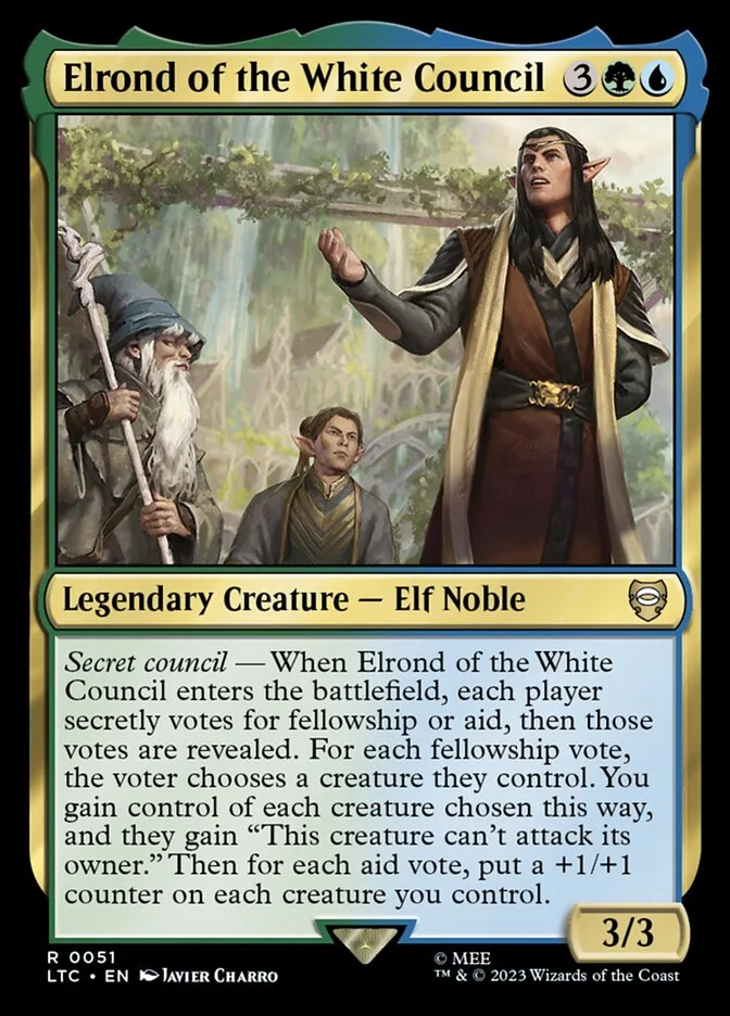 Elrond of the White Council (Tales of Middle-earth Commander) - Magic: The Gathering in TCG Land