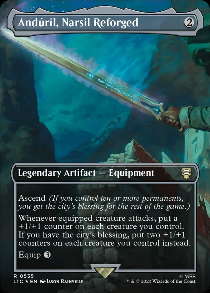 Andúril, Narsil Reforged (Tales of Middle-earth Commander) - Magic: The Gathering in TCG Land