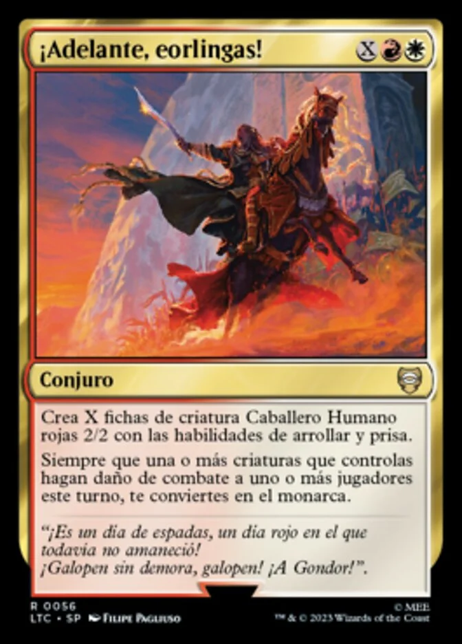 ¡Adelante, eorlingas! (Tales of Middle-earth Commander) - Magic: The Gathering in TCG Land