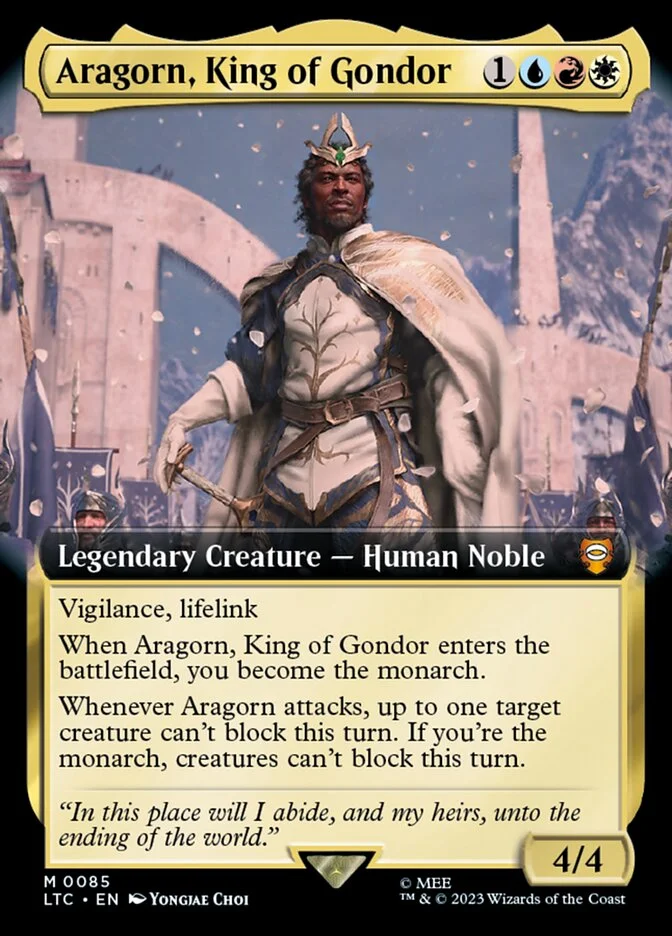 Aragorn, King of Gondor (Tales of Middle-earth Commander) - Magic: The Gathering in TCG Land