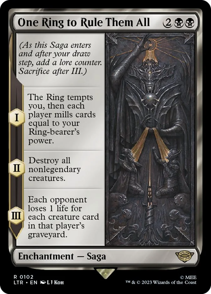 One Ring to Rule Them All (The Lord of the Rings: Tales of Middle-earth) - Magic: The Gathering in TCG Land