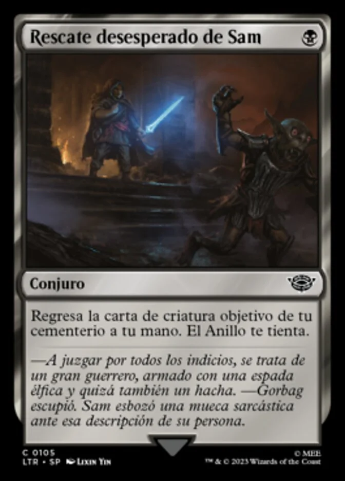 Rescate desesperado de Sam (The Lord of the Rings: Tales of Middle-earth) - Magic: The Gathering in TCG Land México