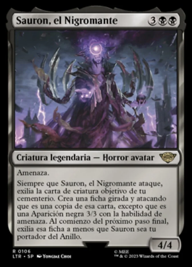 Sauron, el Nigromante (The Lord of the Rings: Tales of Middle-earth) - Magic: The Gathering in TCG Land México