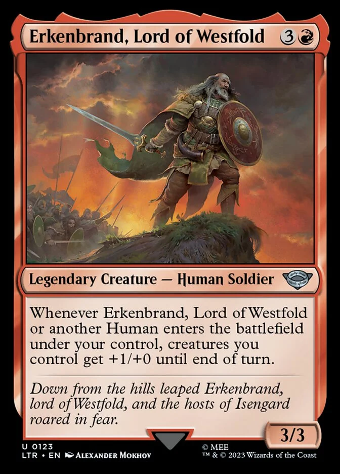 Erkenbrand, Lord of Westfold (The Lord of the Rings: Tales of Middle-earth) - Magic: The Gathering in TCG Land