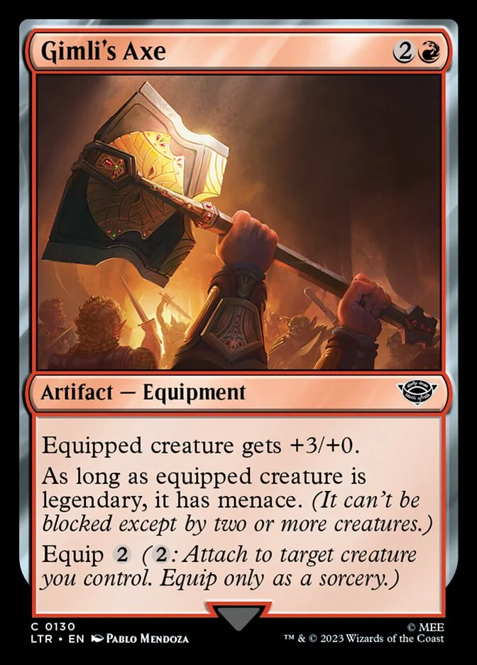 Gimli's Axe (The Lord of the Rings: Tales of Middle-earth) - Magic: The Gathering in TCG Land