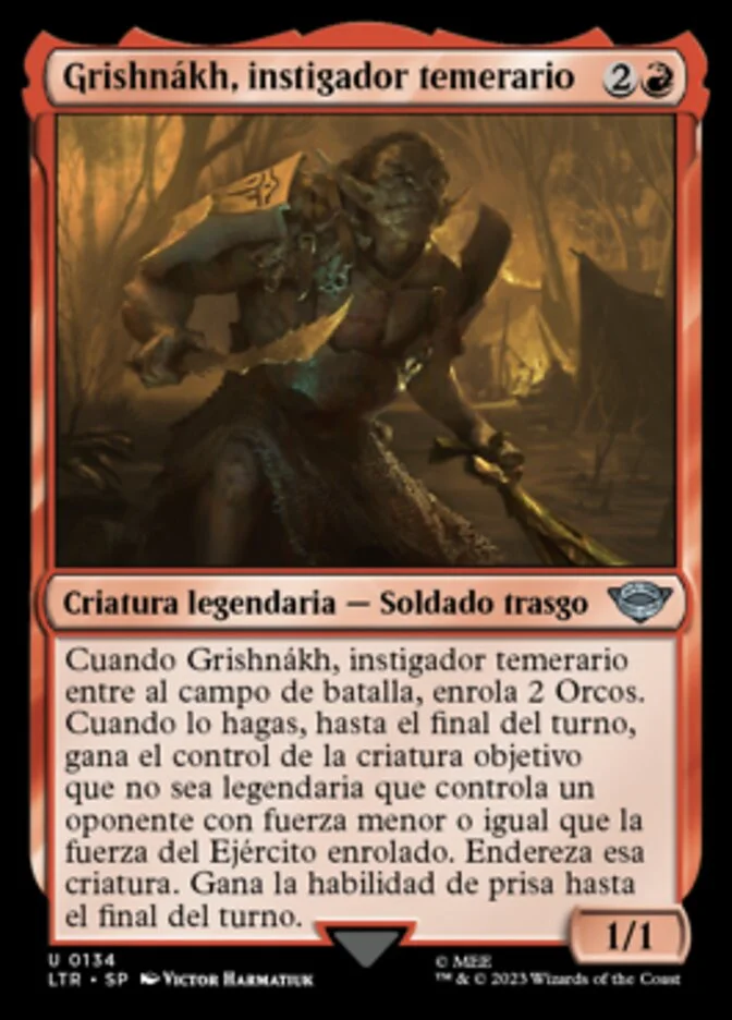 Grishnákh, instigador temerario (The Lord of the Rings: Tales of Middle-earth) - Magic: The Gathering in TCG Land México