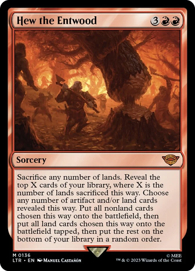Hew the Entwood (The Lord of the Rings: Tales of Middle-earth) - Magic: The Gathering in TCG Land